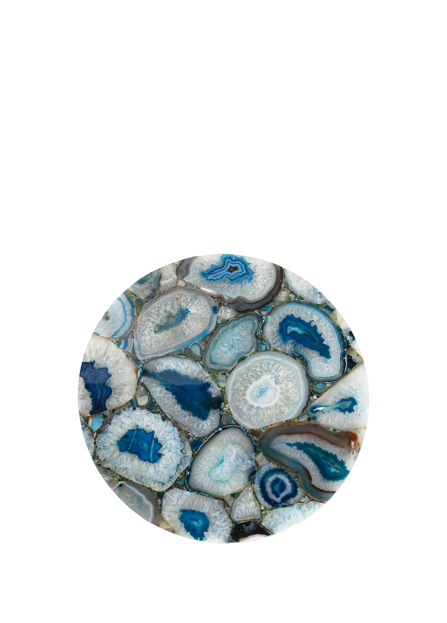 Agate Blue Gummy Yan Sehpa - Görsel 2