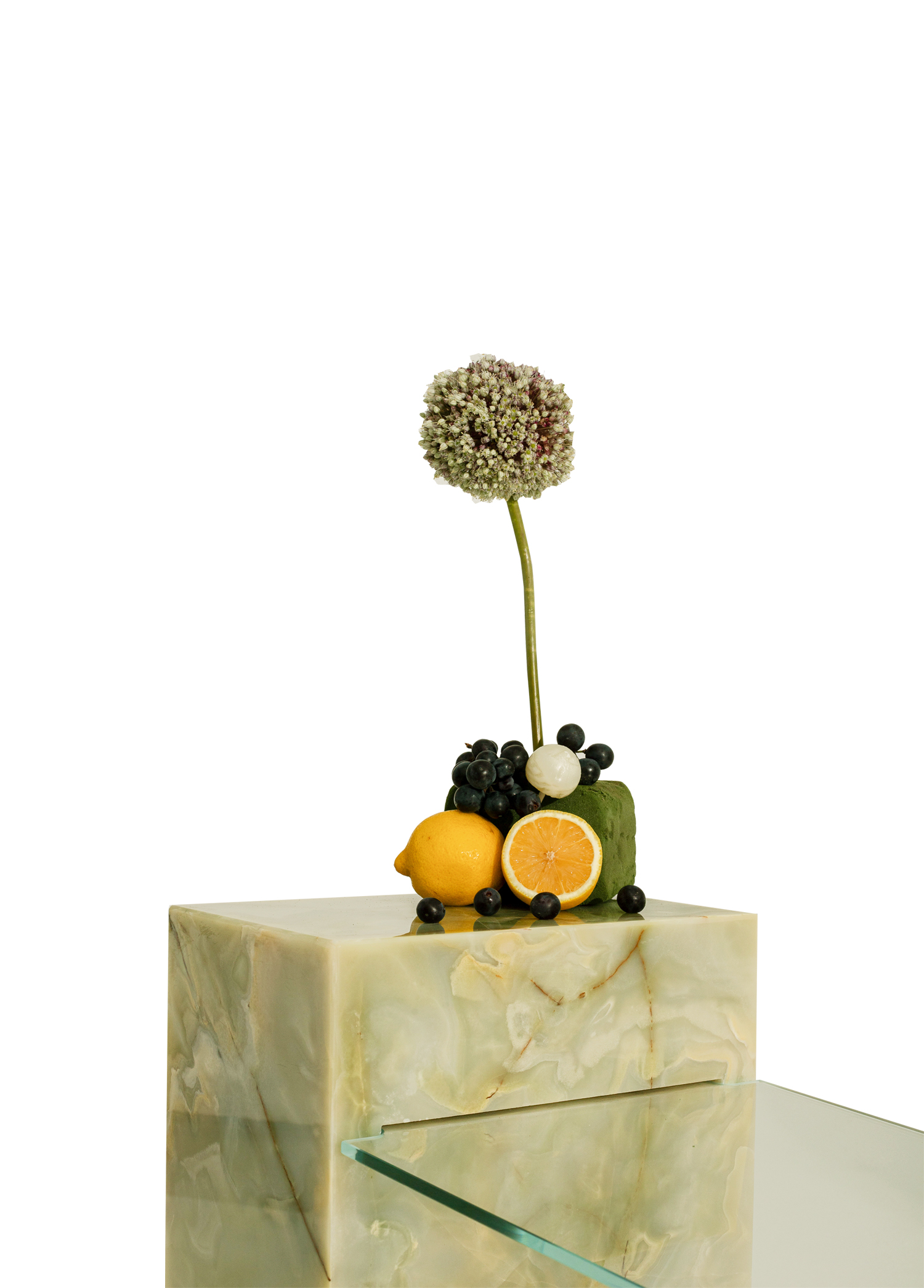 Yeşil Onyx Ceres Yan Sehpa - Görsel 4