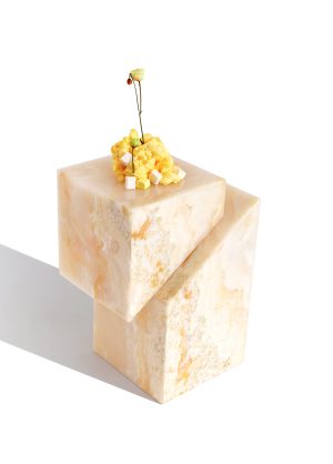 Beyaz Onyx Mallow Orta Sehpa